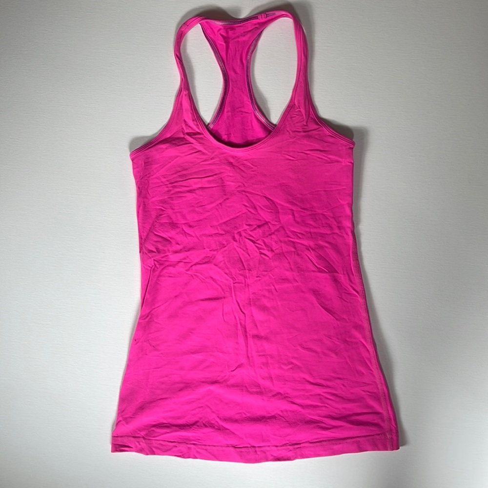 Lululemon Hot Pink Neon Workout Top